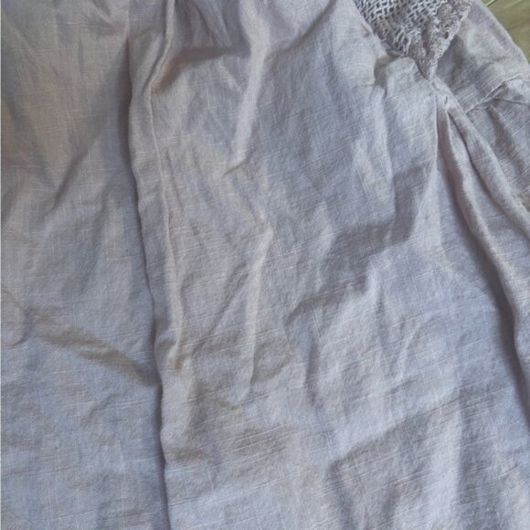 Old Navy Flutter Sleeve Pink Mini Dress 100% Cotton - Picture 3 of 8